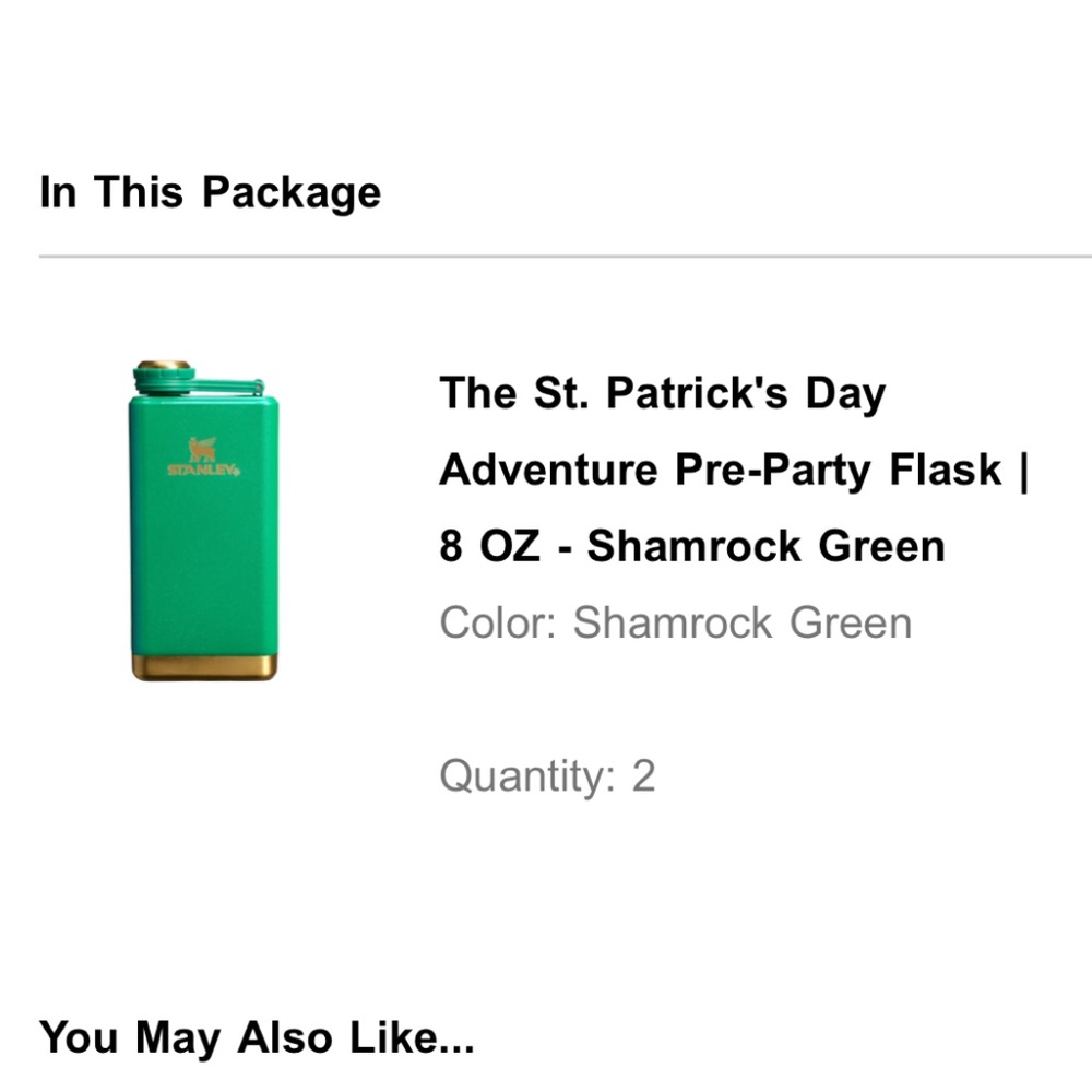 ☘️ Limited Edition Stanley FLASK ☘️ - Picture 8 of 8